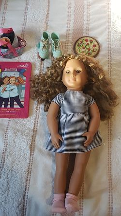 Our generation doll and toys and book
