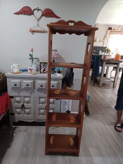 Vintage tall shelf