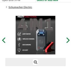 Schumacher Portable Jump Starter 1250