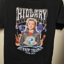 Hillary Clinton Running Thangs Tour 2016 T-Shirt Size Medium  (Hillary Clinton)