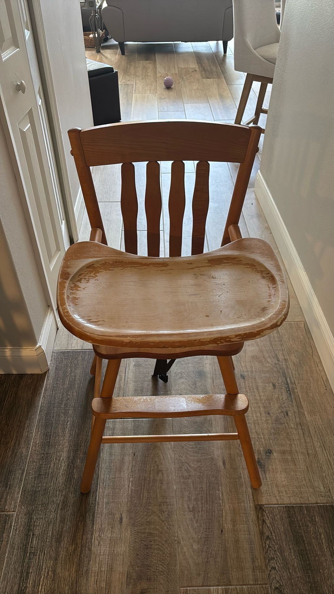 Wooden High Chair