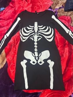 Skeleton woman costume