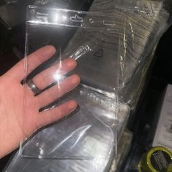 Transparent Name Badge Holders – Pack of 50