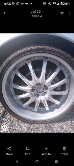 22 inch rims and tires