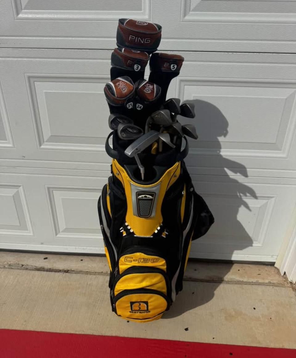 Ping G10 Golf Club Set + Sun Mountain C-130 Bag – Excellent Condition