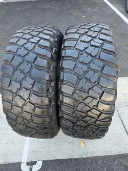 2 used tiresLt37x12.50r17  Bfgoodrich K02, DOT 2024,LR (E) $250.00 Both
