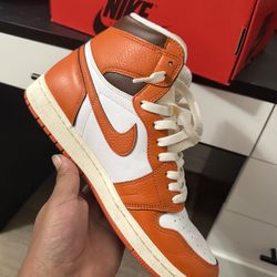 Jordan 1 high og starfish sz10