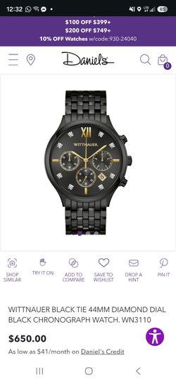 Wittnauer Black Dial