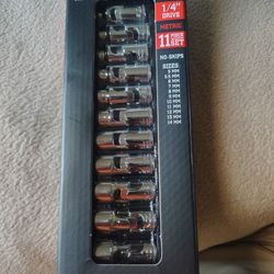 ICON UNIVERSAL JOINT SHALLOW SOCKET SET (1/4" Drive)