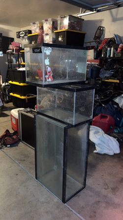 Reptile tanks make offer