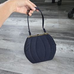 Vintage Navy Blue Purse