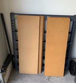 Heavy-Duty Steel Shelving Unit