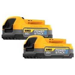 ⚡ DeWALT 20V MAX POWERSTACK Compact Batteries (2-Pack) DCBP034-2 🔋