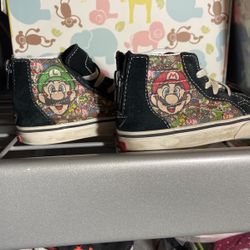 Super Mario Vans Hightop Shoes