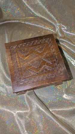 Handmade wooden box, Croatia