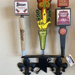 Beer Tap Towel Holder  Custom Made 