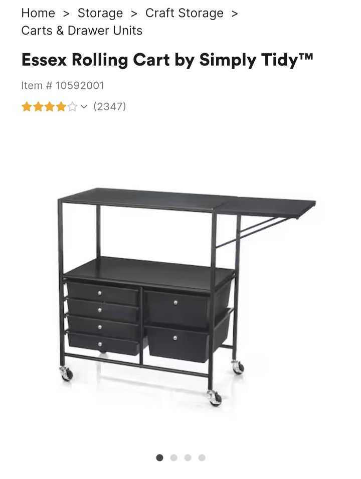 Essex Rolling Cart By Simply Tidy