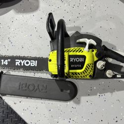 New Ryobi chain Saw- 14 Inch -$150