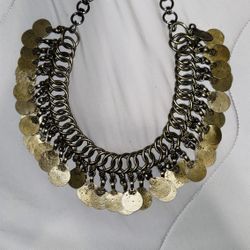 Kuchi Vintage Tribal Coins Necklace