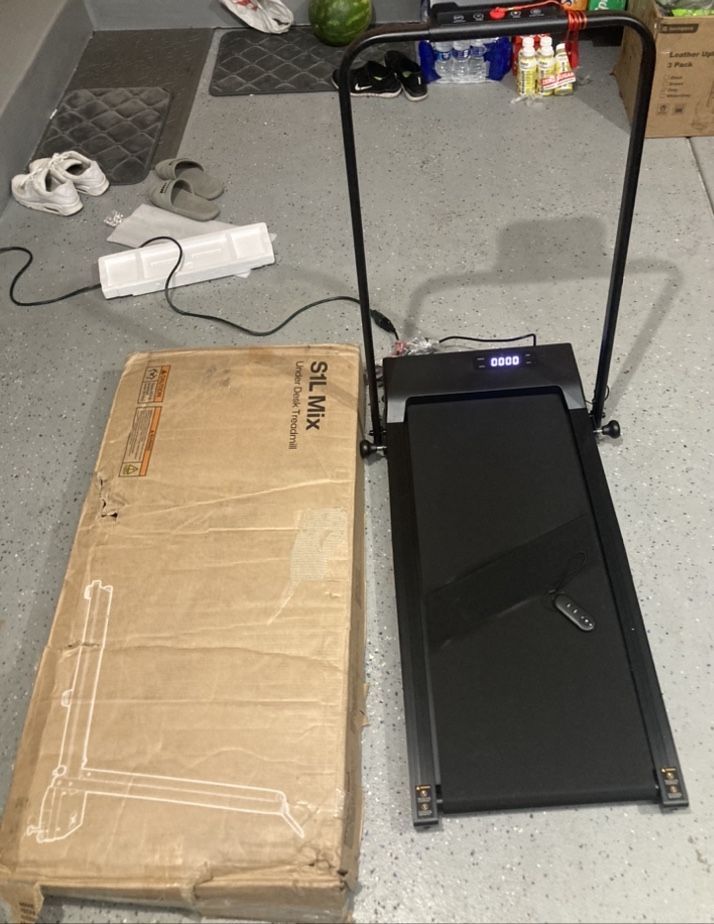 new portable treadmill (4mph max)