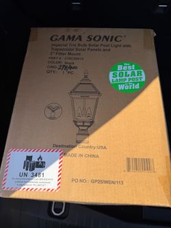 Gama Sonic Imperial Trio Bulb solar
