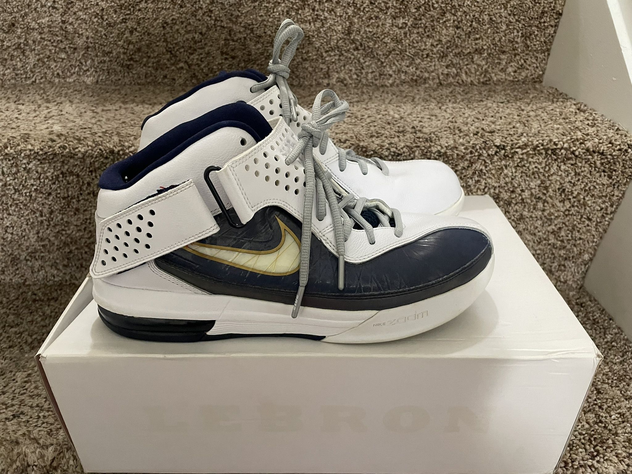 RARE Nike LeBron Soldier V - Akron Zips PE