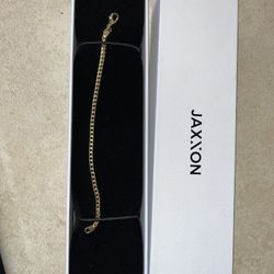 Gold Box Chain Bracelet 