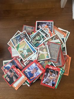 Vintage Baseball Card Lot Donruss Topps