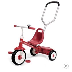 Radio Flyer Steer And Stroll Strike Red