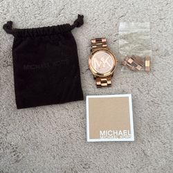 Rose gold Michael Kors Watch 