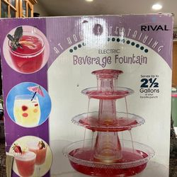 Rival Electric Lighted Beverage Fountain - 2.5 Gallon