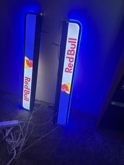 2 Redbull LED Neon Signs