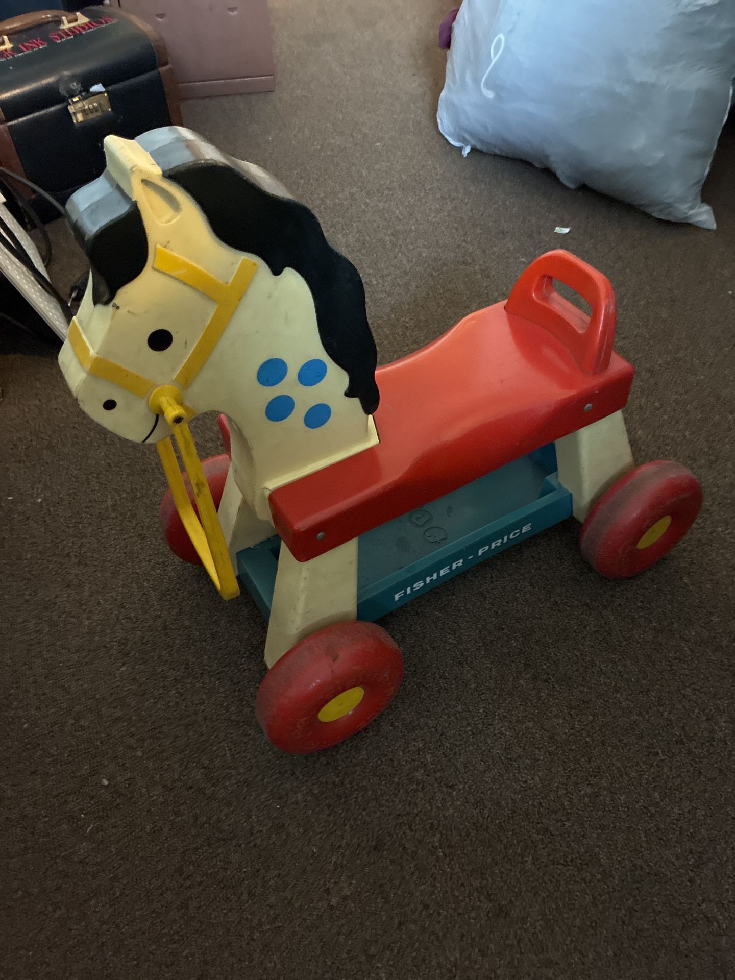 1970s Fisher Price Ride On Horse
