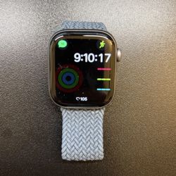 Apple Watch Series 11 GPS, 42mm Space Gray Aluminum Case with Braided Solo Loop - Size 4