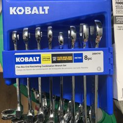 Kobalt  Flex Box End Ratcheting Wrench Set 