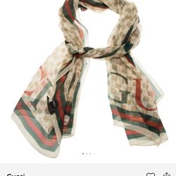  Gucci Beige GG mnogram Print Web Detail Silk Scarf Gucci Beige GG mnogram Print Web Detail Silk Scarf Gucci Beige GG mnogram Print Web RDetail Si