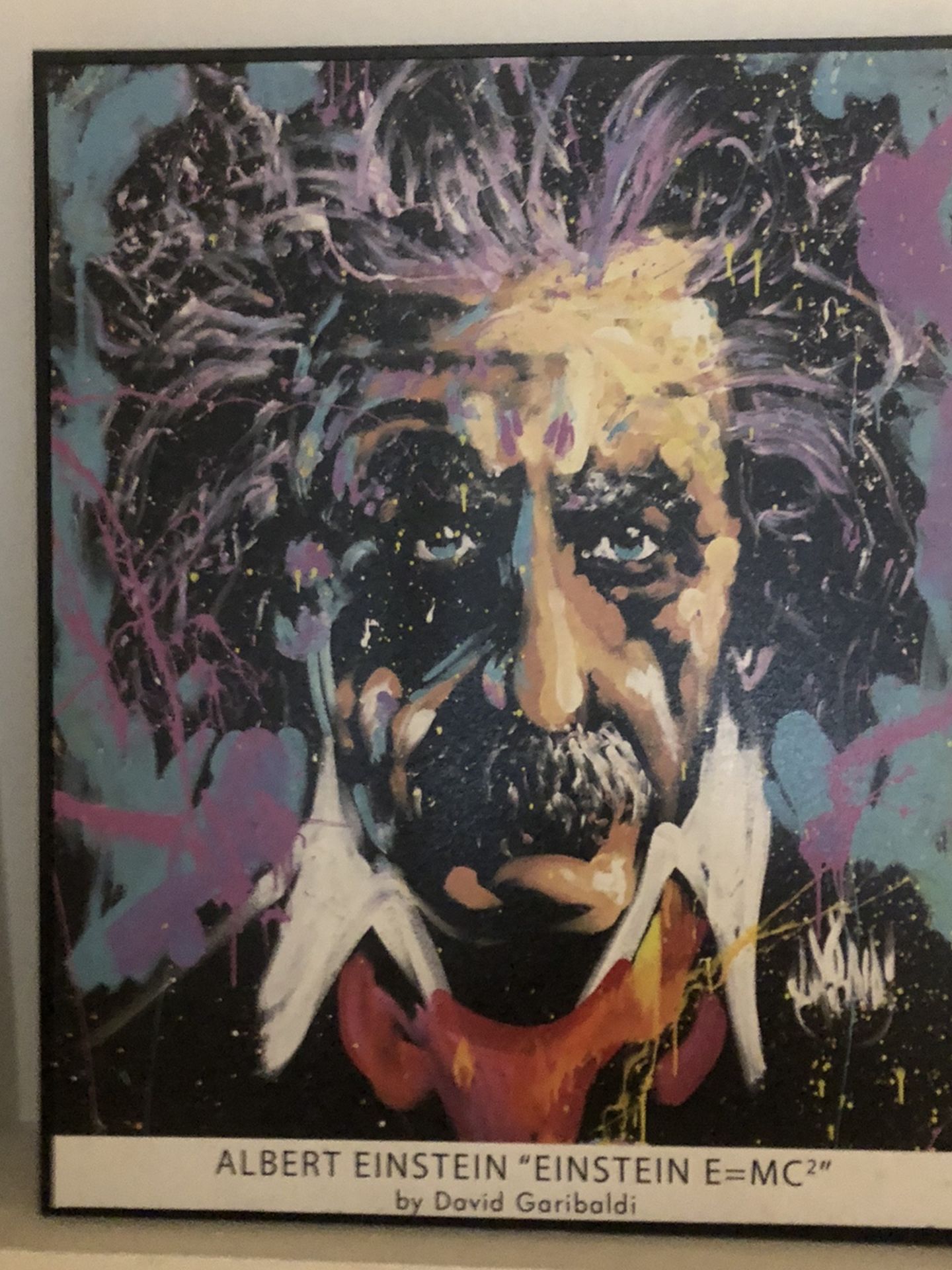 Albert Einstein E = MC^2 By David Garibaldi (haunted)