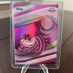 Topps Chrome Disney Cheshire Cat Pink Refractor 153/250