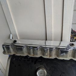 235 -216 6 Cylinder Chevy Motors Maybe Others Chrome Valve Cover Needs Cleaning Nothing Steel Wool  Can't Take Care Of $25