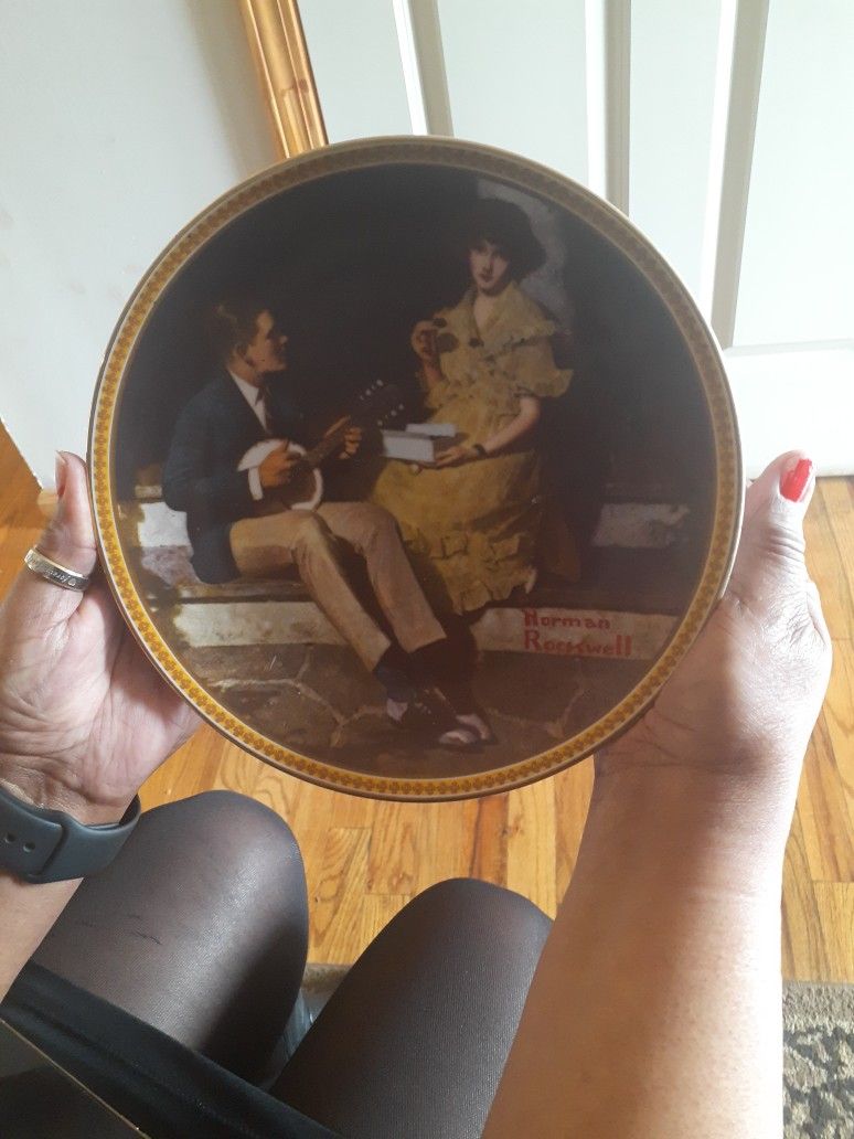 Pondering On The Porch Plate
