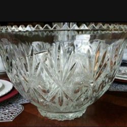Glass Punch Bowl 