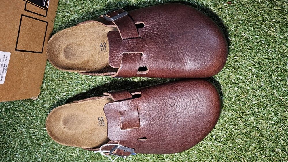 Birkenstock Adult Boston Braun Size 9 Used Like New Please See The Photos Thanks