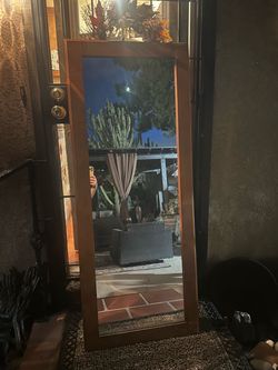 Wooden Mirror