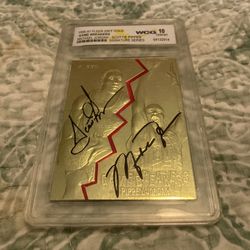 Micheal Jordan Scottie Pippin Signature Series Sport Card