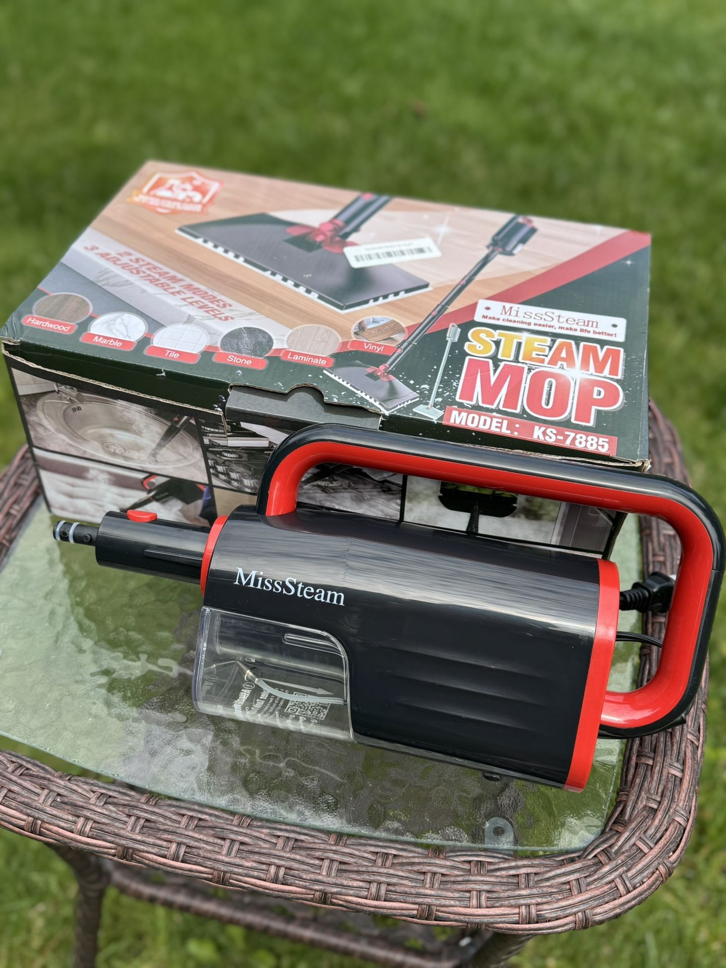 Steam Mop Cleaner Safe High-temp for Deep Cleaning