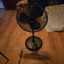 3 Speed Floor Fan Black