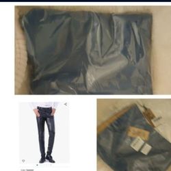 Men's Leather Jeans Size 36 $5
