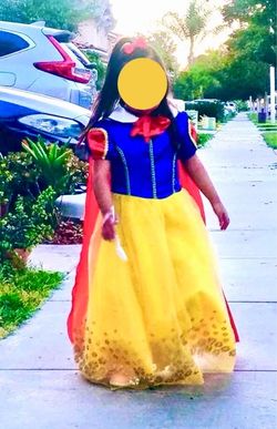 Snow White Princess Dress Up for Girls Halloween Costumes Birthday Party Outfit