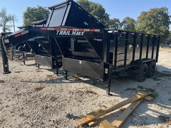 14 Foot Gooseneck Dump Trailer