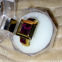 10.25Carrot Gemstone Rings* 3 Colors